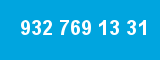 932 769 13 31 932 769 13 31